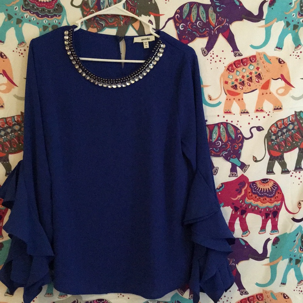 Blue dress shirt